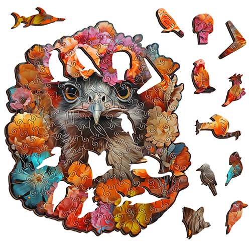 Emu Wooden Puzzle Puzzle Art Australia