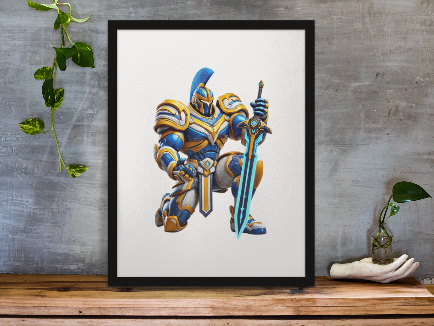 "Titans Warrior Puzzle – Gold Coast Gladiator-Inspired Artwork" Puzzle Art Australia