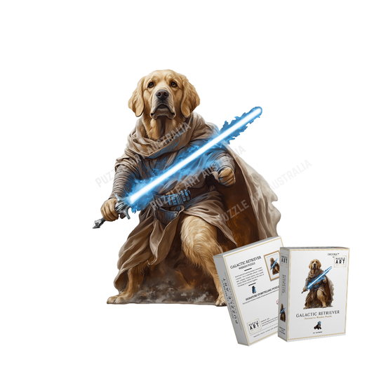 Galactic Retriever Wooden Puzzle Puzzle Art Australia