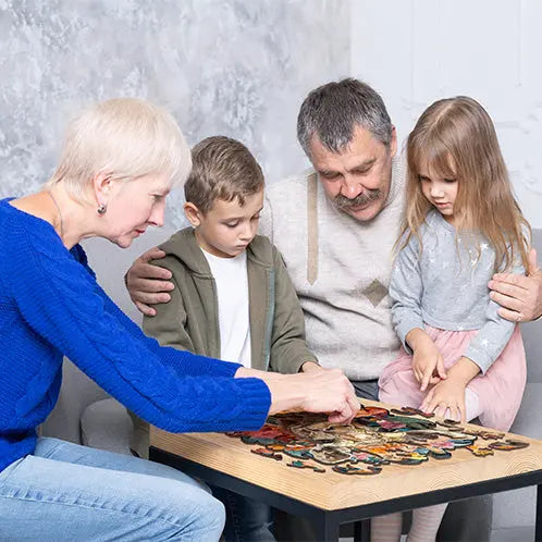 Giraffe Wooden Puzzle Puzzle Art Australia