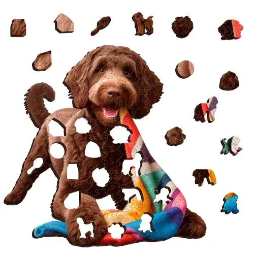 Labradoodle Puzzle Art Australia