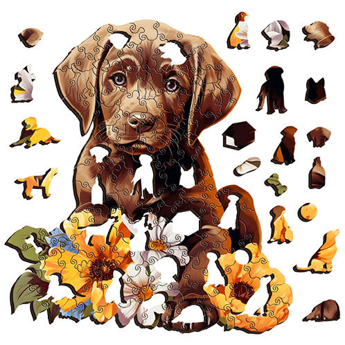 Adorable Lab Puzzle Art Australia