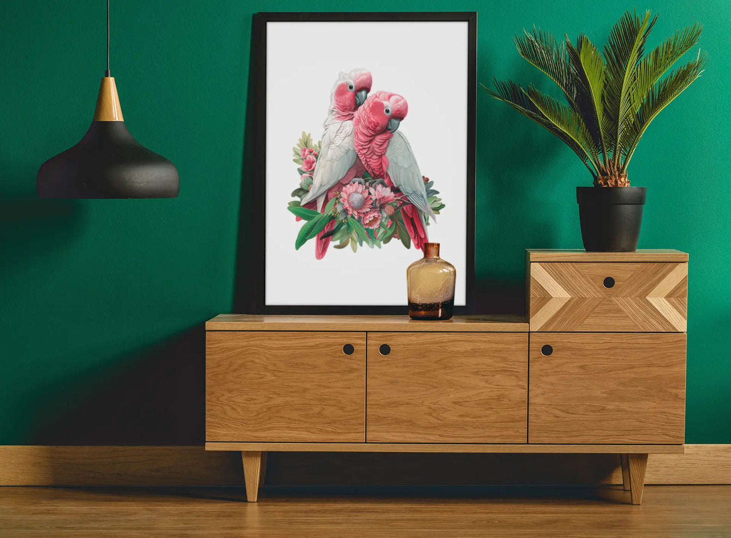 Galah Pair Puzzle Art Australia