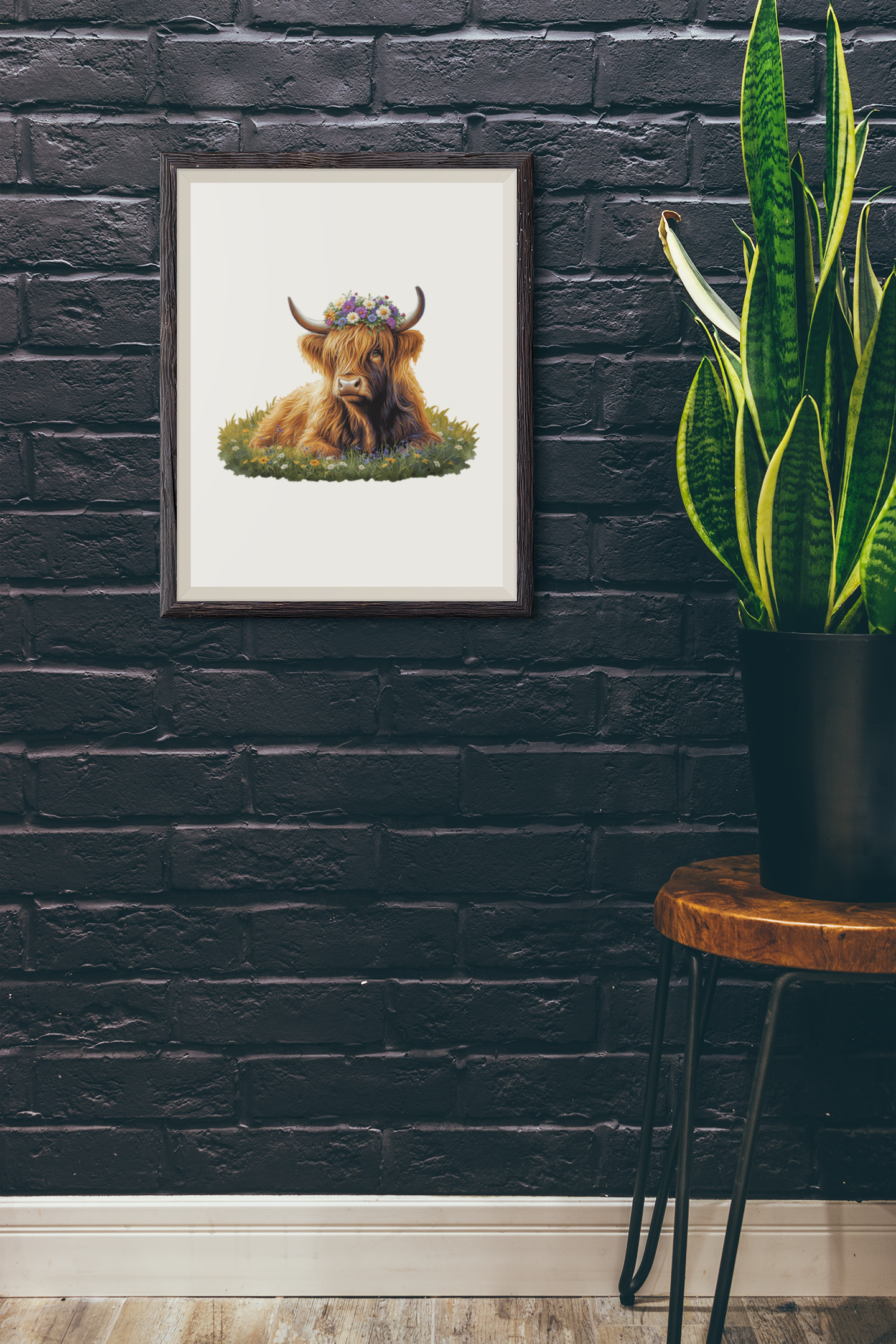 Highland Cow Puzzle Art Australia