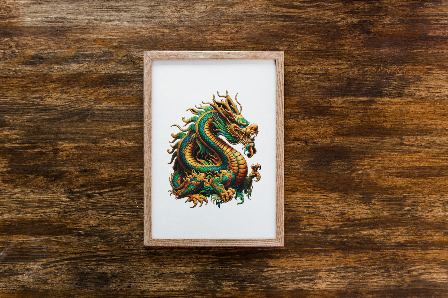 Chinese Dragon Puzzle Art Australia