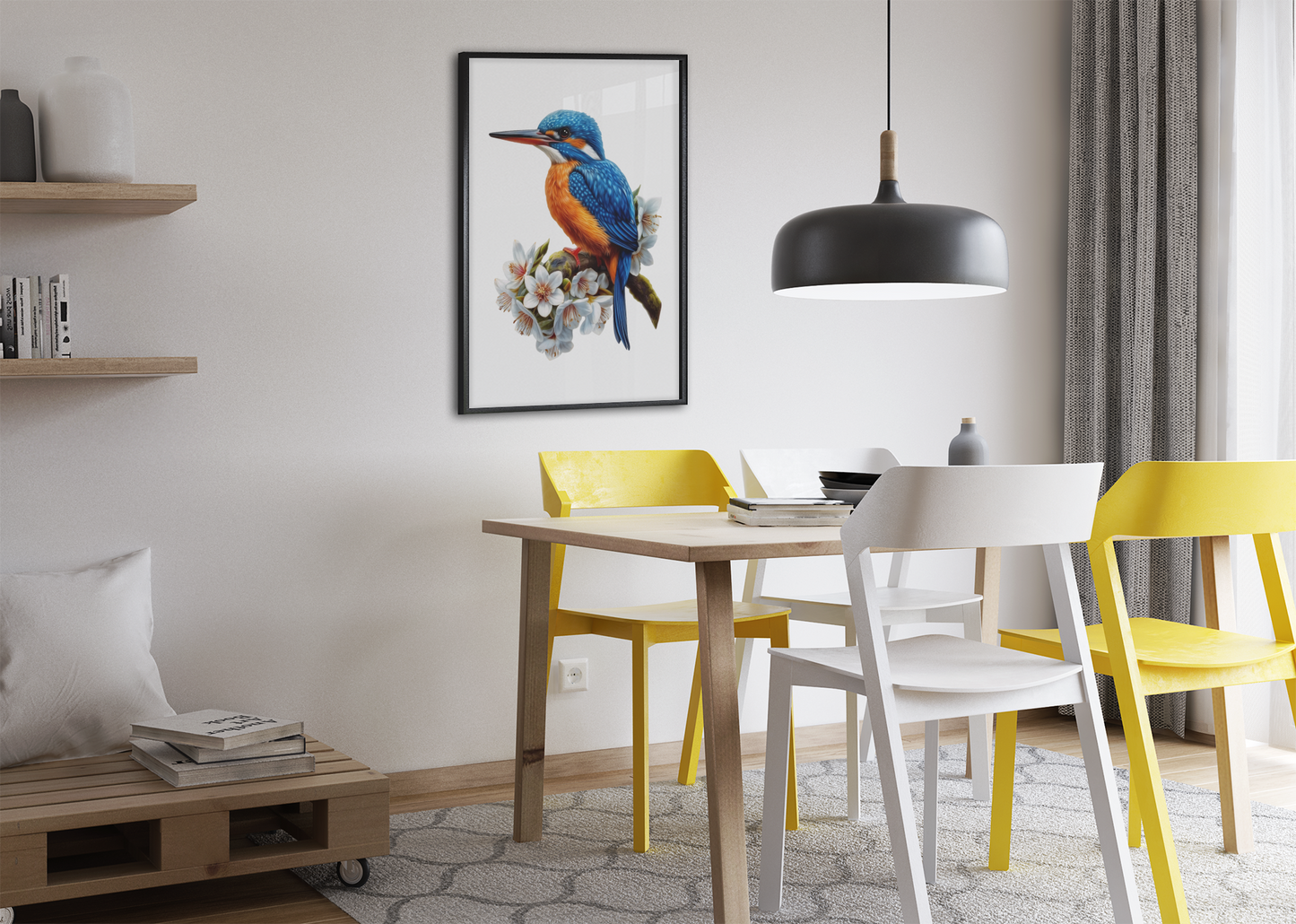 Azure Kingfisher Puzzle Art Australia