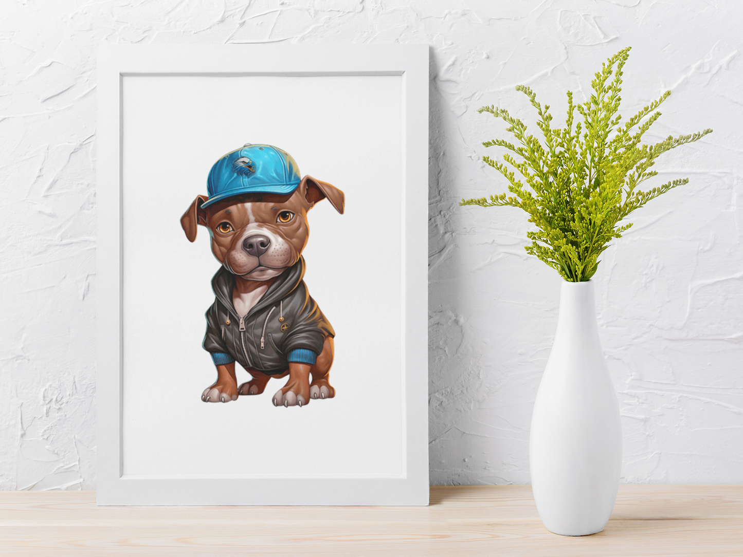 Sturdy Staffy Puzzle Art Australia