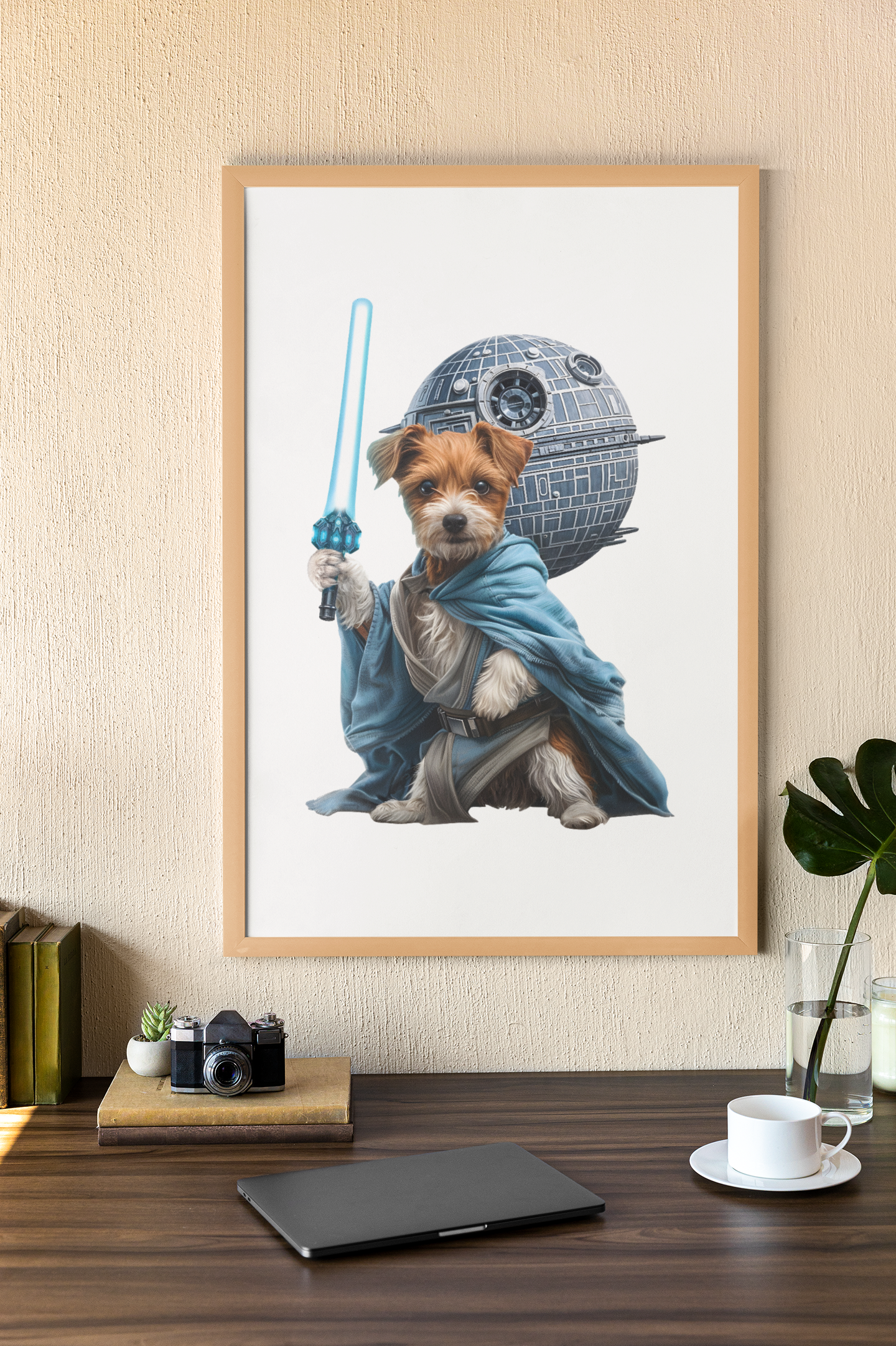 Jack Russell Cosmic Knight Puzzle Art Australia
