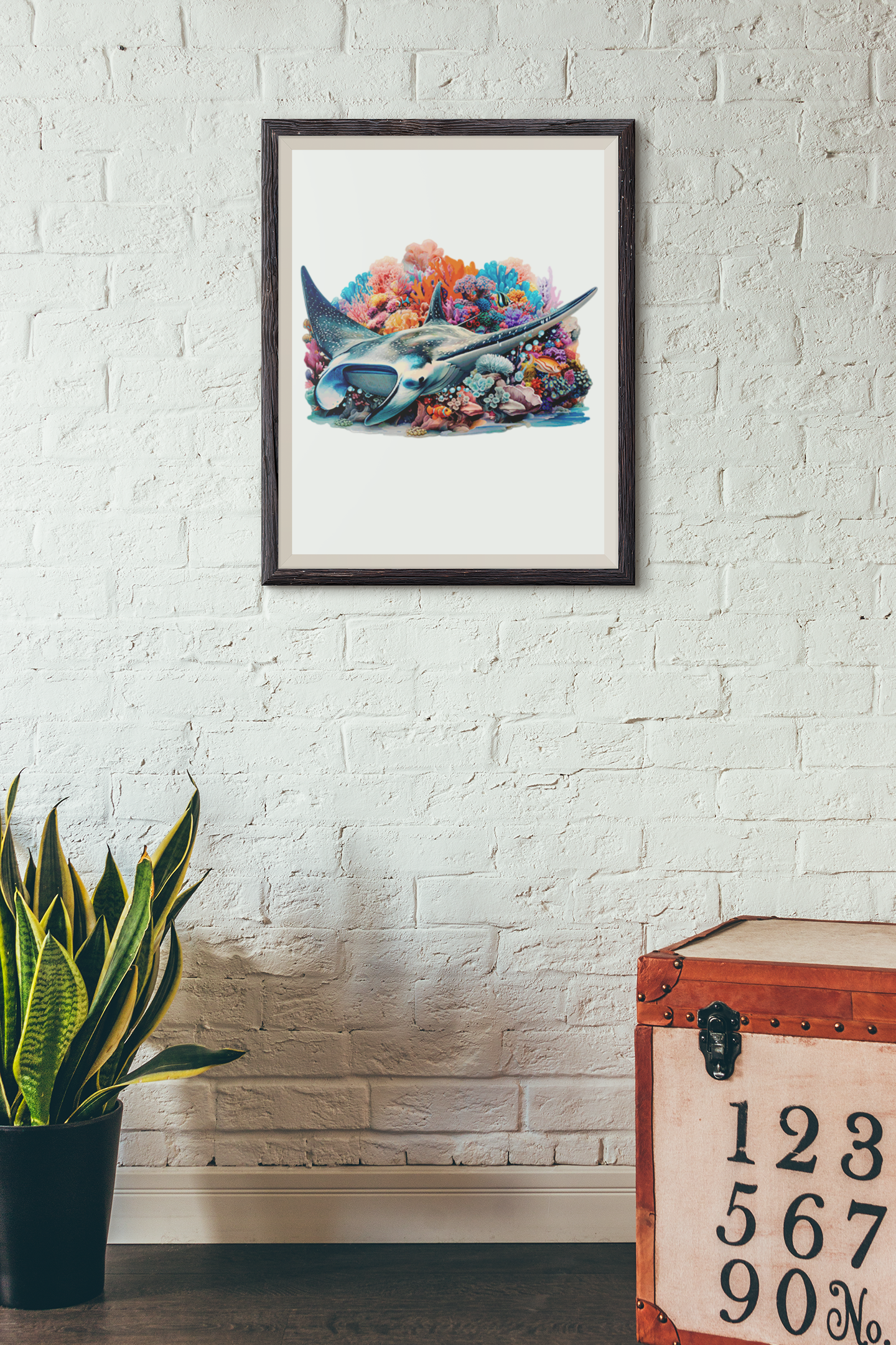 Manta Ray Puzzle Art Australia