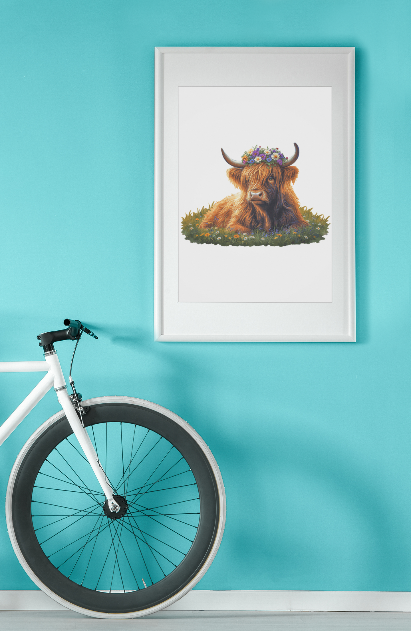 Highland Cow Puzzle Art Australia
