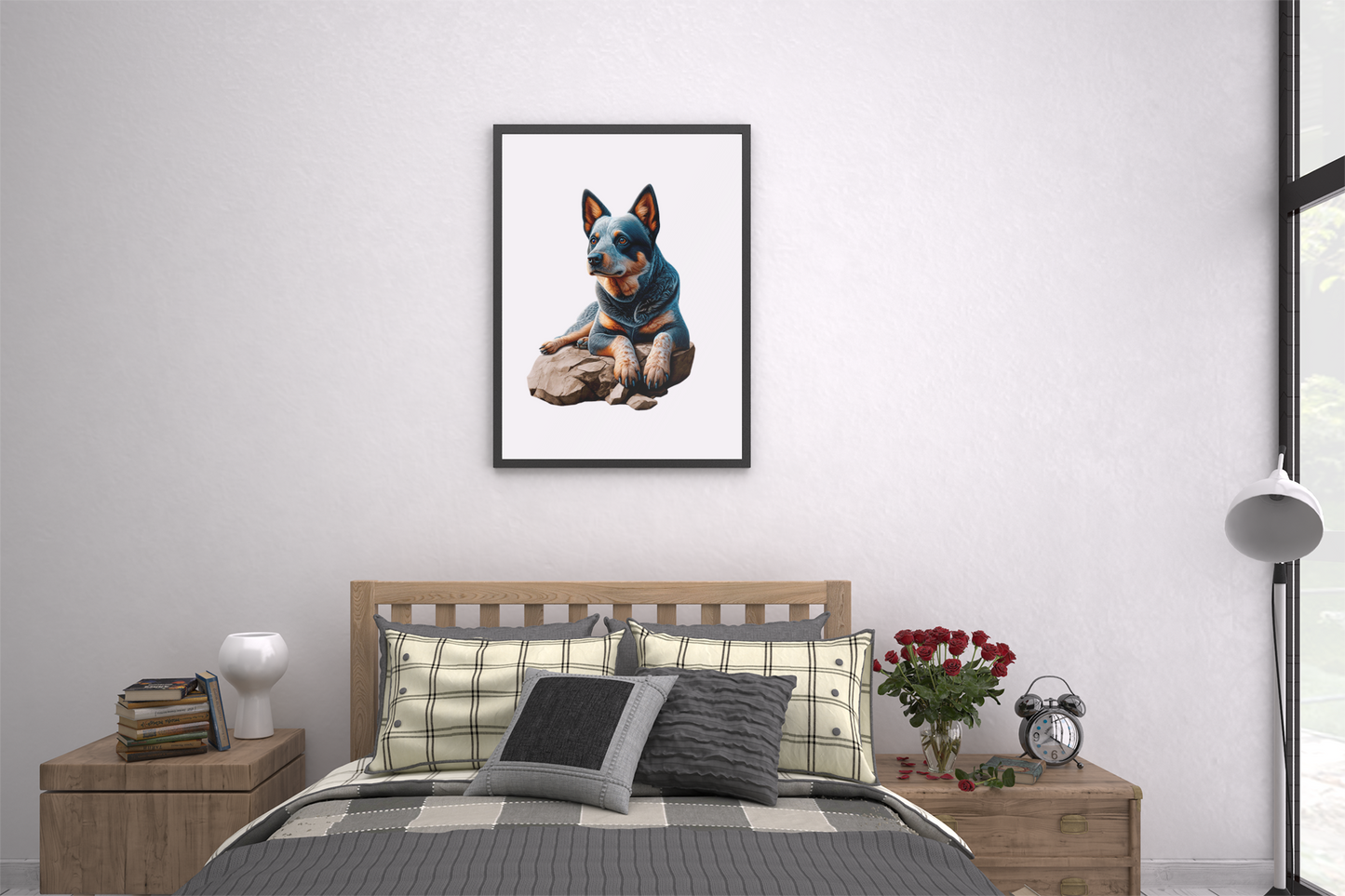 Blue Heeler Puzzle Art Australia