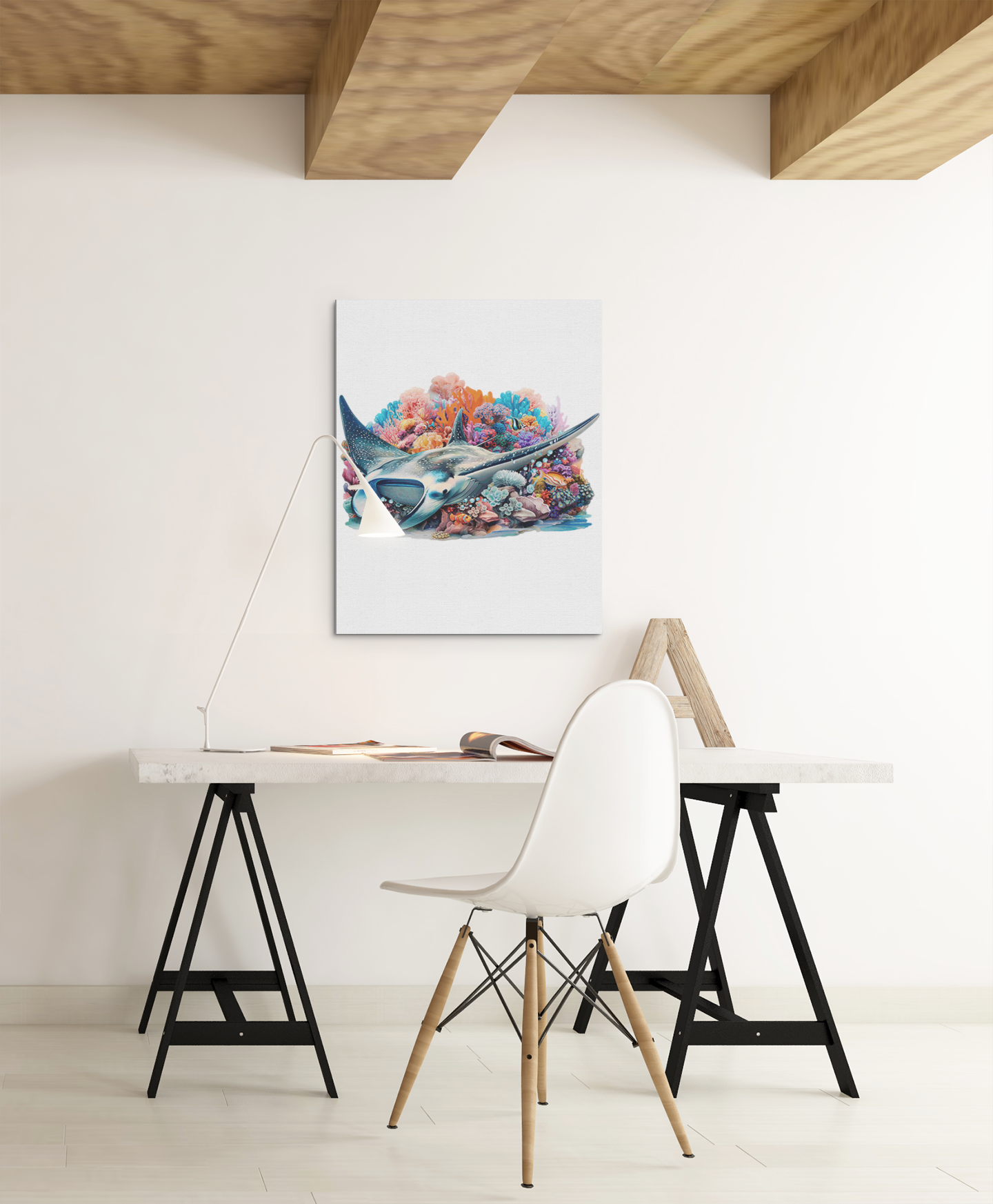 Manta Ray Puzzle Art Australia