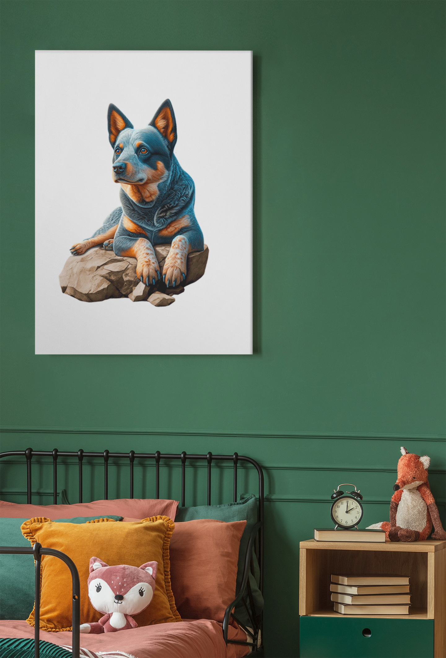 Blue Heeler Puzzle Art Australia
