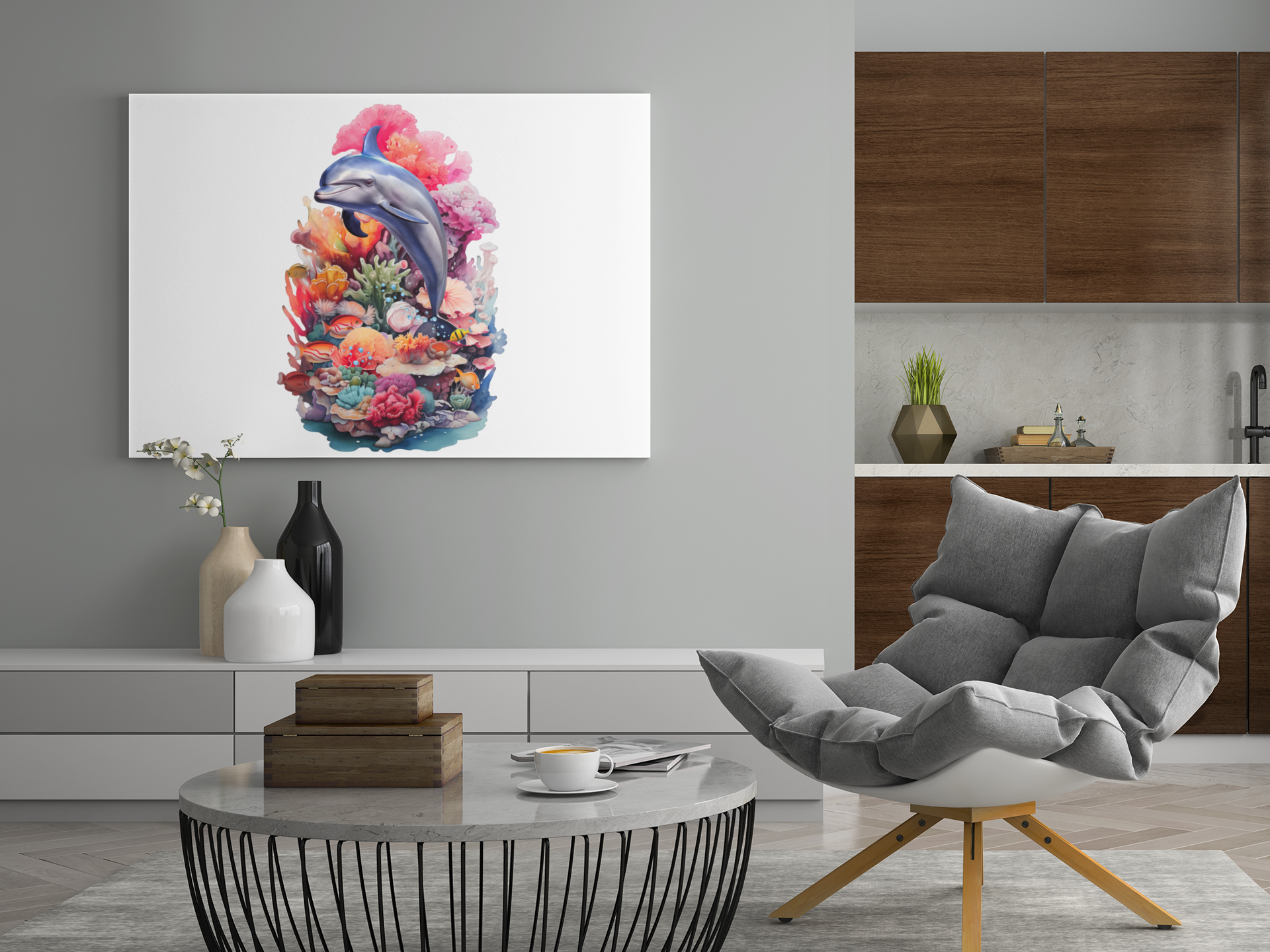 Dolphin Puzzle Art Australia