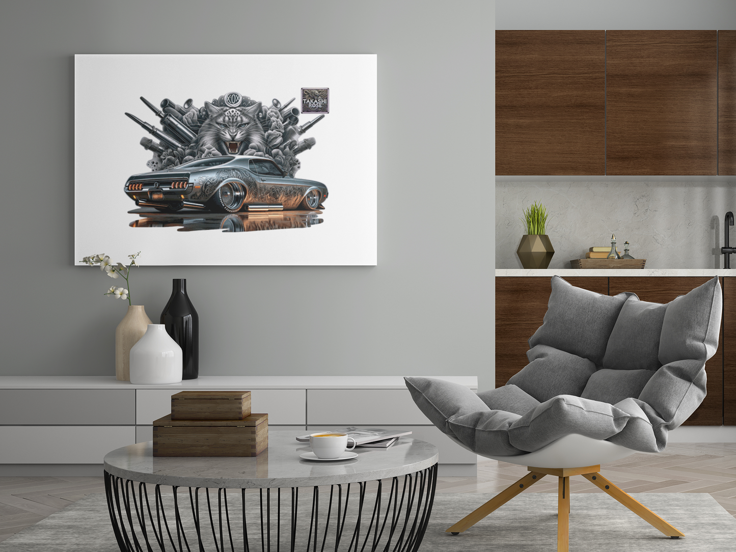 1969 Ford Mustang Puzzle Art Australia