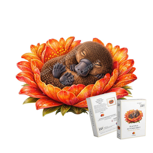 Platypus - Autumn Drift Puzzle Art Australia