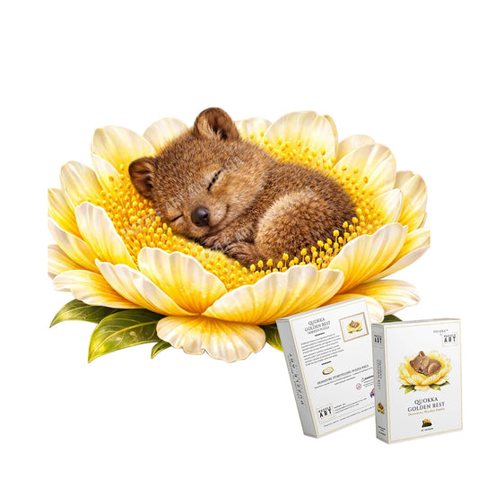 Quokka - Golden Rest Puzzle Art Australia