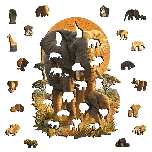 Elephant Puzzle Art Australia