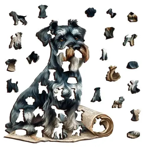 Schnauzer Puzzle Art Australia