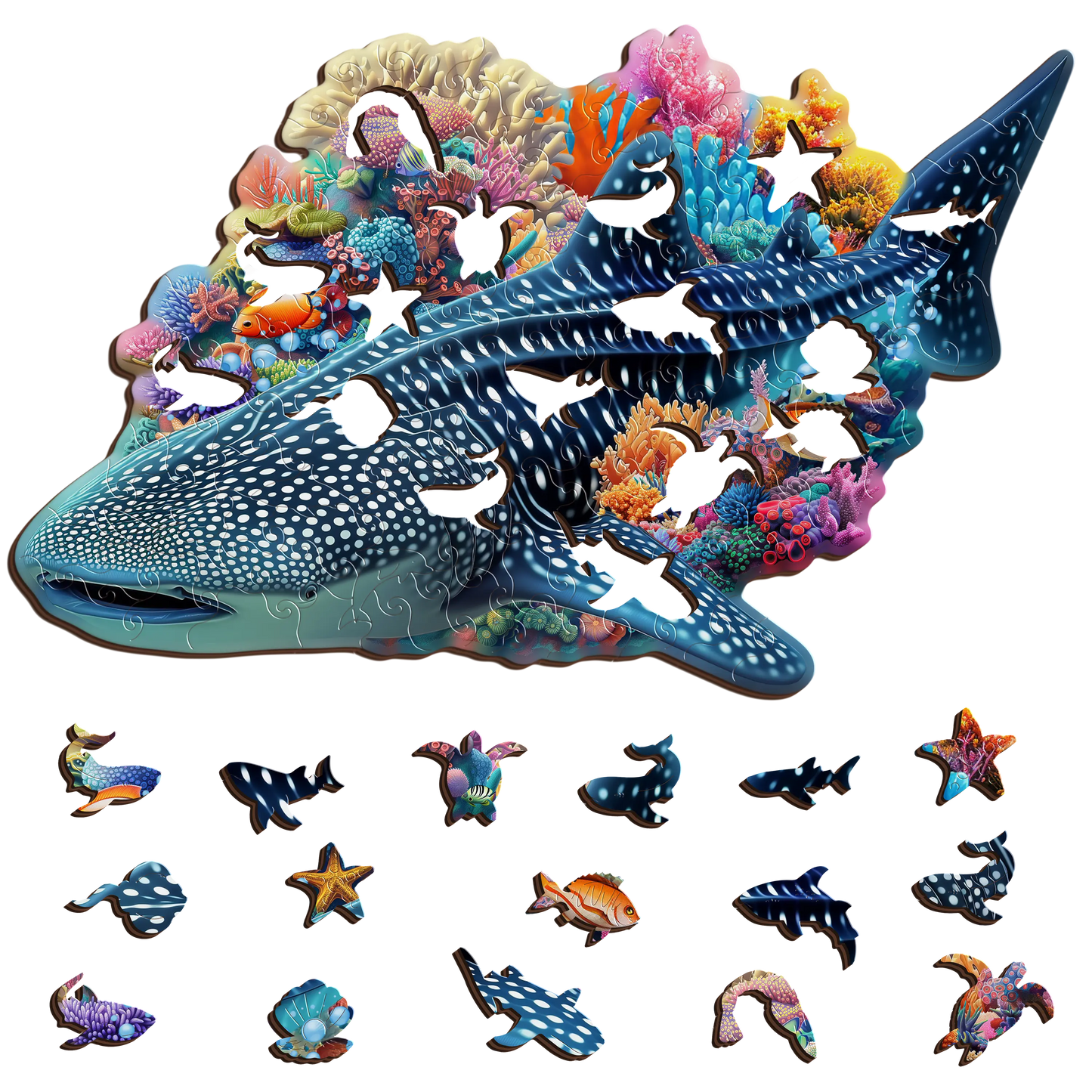 Whale Shark Puzzle Art Australia