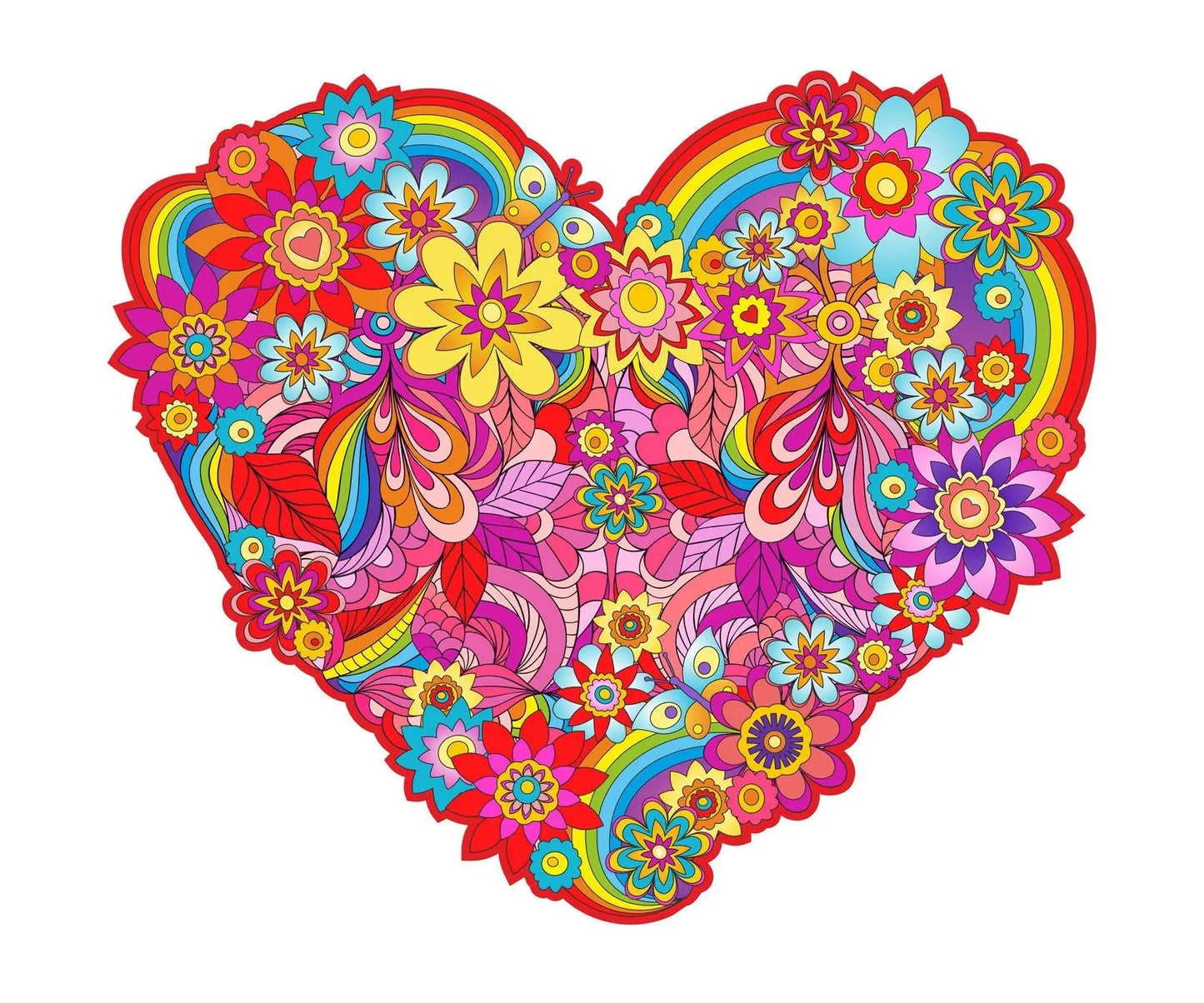Rainbow heart