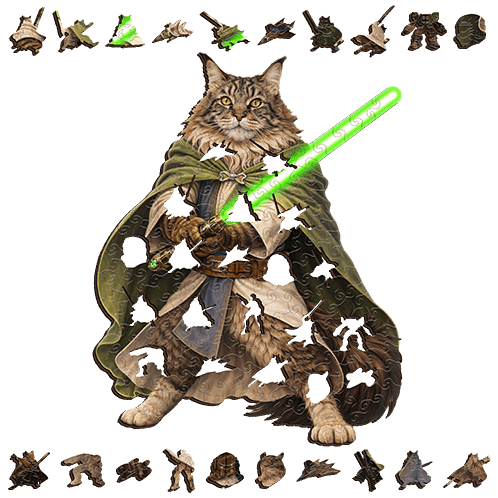 Maine Coon Master Wooden Puzzle Puzzle Art Australia