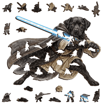 Labrador Cosmic Voyager ~ Decorative Wooden Puzzle Puzzle Art Australia