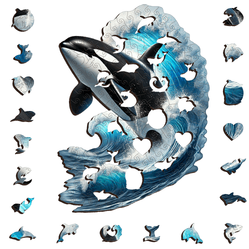 Orca Wooden Puzzle Puzzle Art Australia