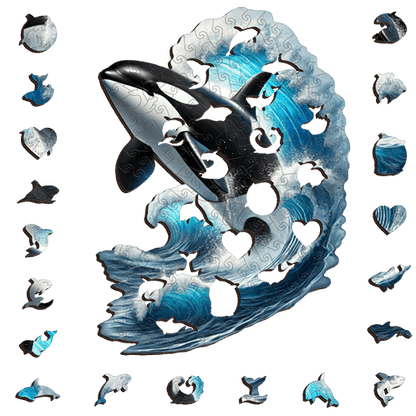 Orca Wooden Puzzle Puzzle Art Australia