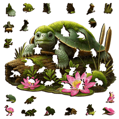 Mary River Turtle Wooden Puzzle Puzzle Art Australia