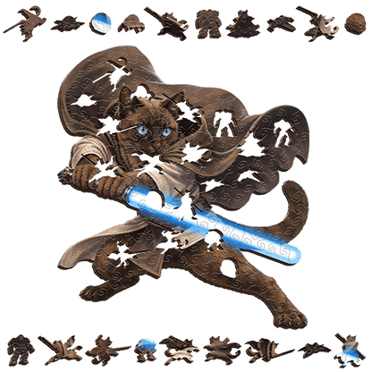 Siamese Celestial Oracle ~ Decorative Wooden Puzzle Puzzle Art Australia