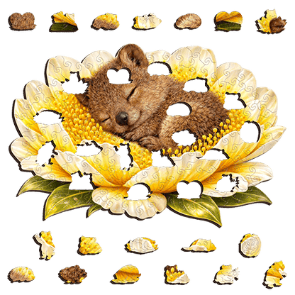 Quokka - Golden Rest Puzzle Art Australia