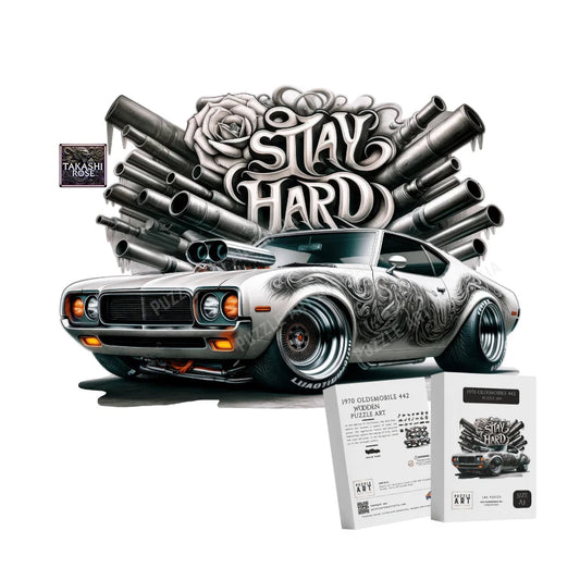 1970 Oldsmobile 442 Wooden Puzzle Puzzle Art Australia