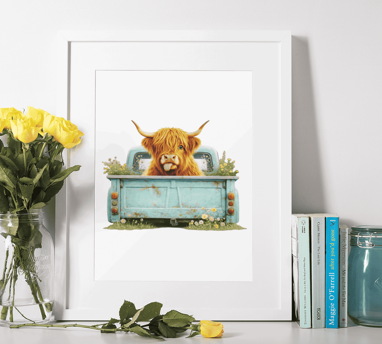 Highland Cow Puzzle Art Australia