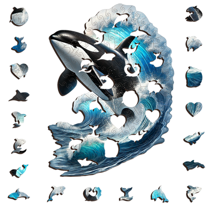 Orca Wooden Puzzle Puzzle Art Australia
