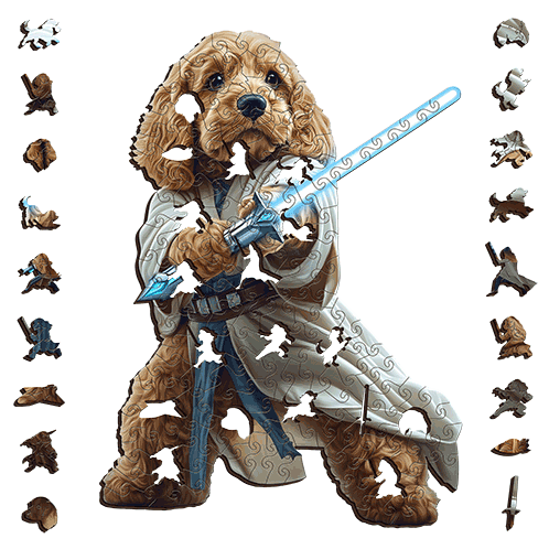 Golden Sage Cocker Spaniel Wooden Puzzle Puzzle Art Australia