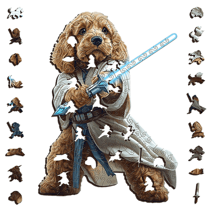 Golden Sage Cocker Spaniel Wooden Puzzle Puzzle Art Australia