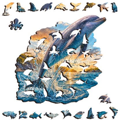 Bottlenose Dolphin Puzzle Art Australia