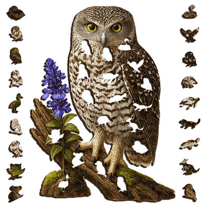 Powerful Owl Puzzle Art Australia