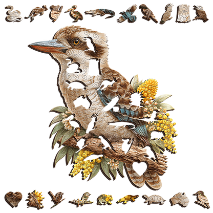 Laughing Kookabura Puzzle Art Australia