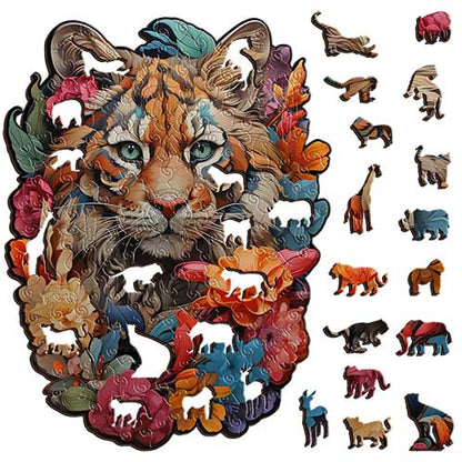 Tiger Wooden Puzzle Puzzle Art Australia