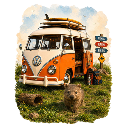 Kombi Adventurer Puzzle Art Australia