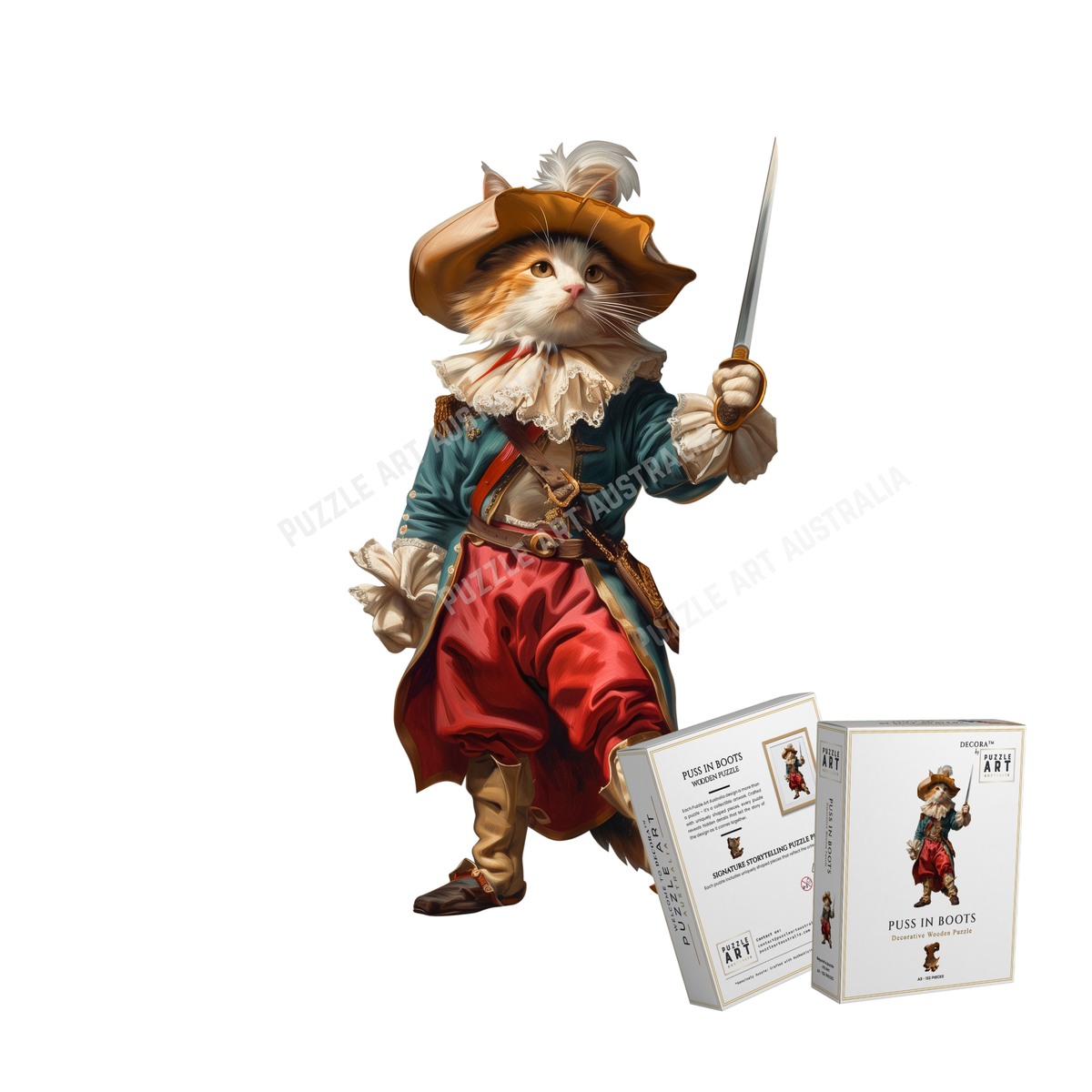 Puss in boots - Puzzle Art Australia