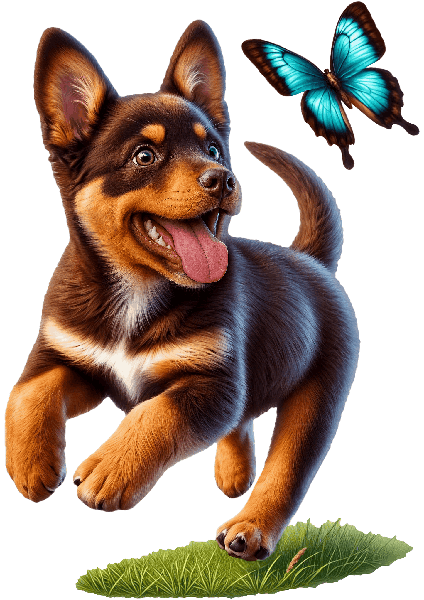Kelpie Pup Puzzle Art Australia