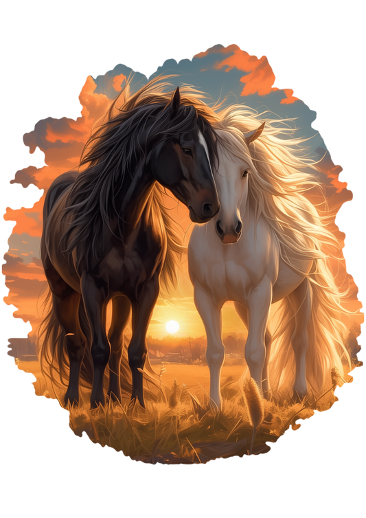 Horse Love Puzzle Art Australia