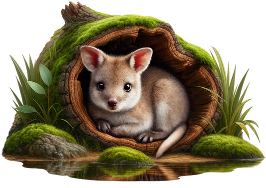 Wallaby Wooden Puzzle Puzzle Art Australia