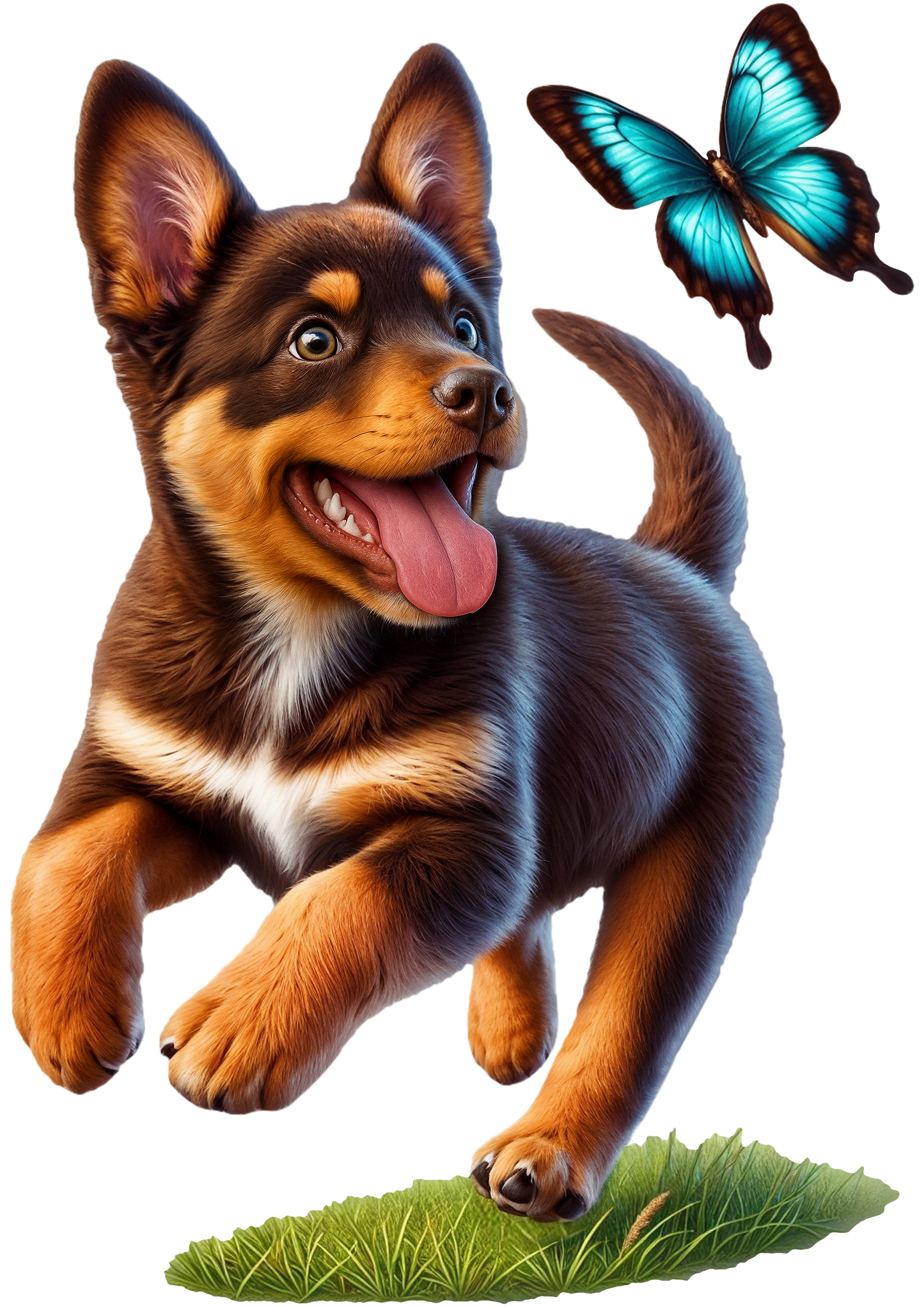 Kelpie Pup Puzzle Art Australia