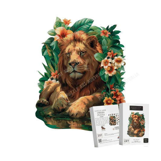 Sovereign Lion Wooden Puzzle Puzzle Art Australia