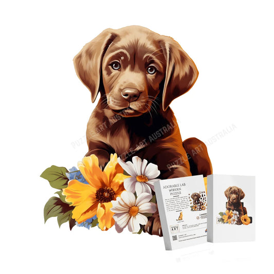 Adorable Labrador Wooden Puzzle Puzzle Art Australia