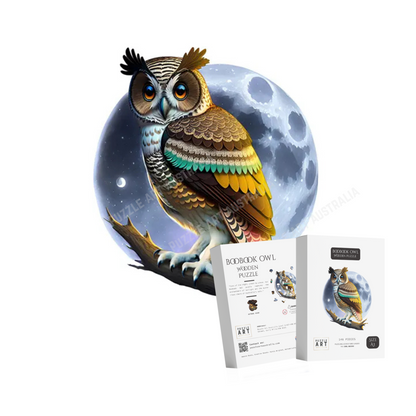 Boobook Owl Wooden Puzzle Puzzle Art Australia